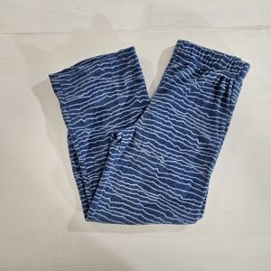 Eddie Bauer flame resistant blue fleece pants kids size small